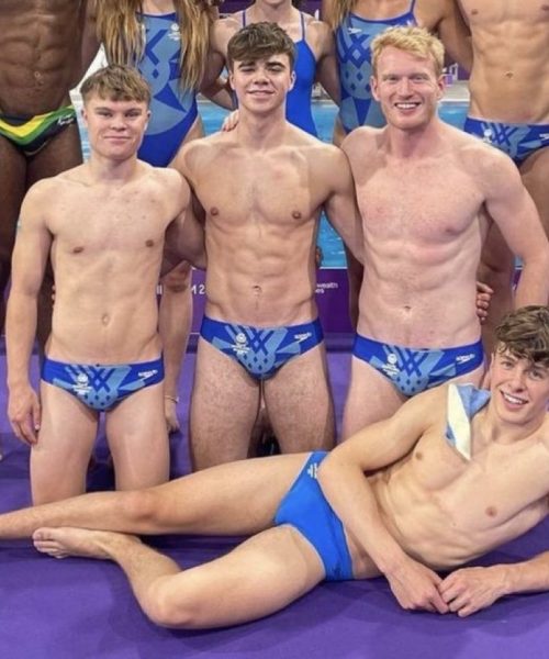 Young and Muscular Swim Boys