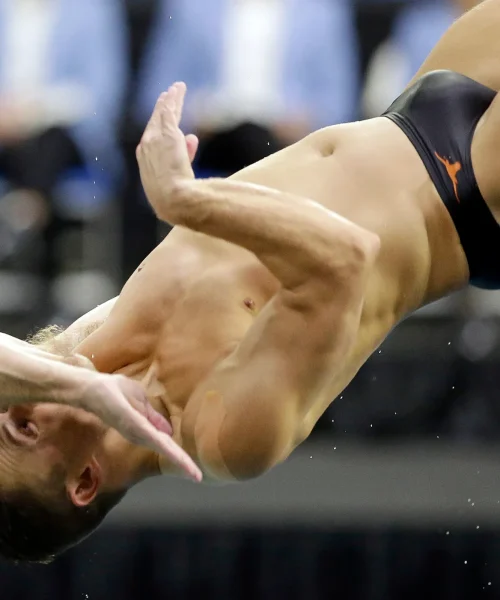 Troy Matthew Dumais is the perfect looking diver