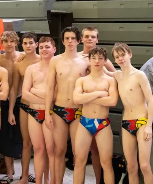 Young swim boys