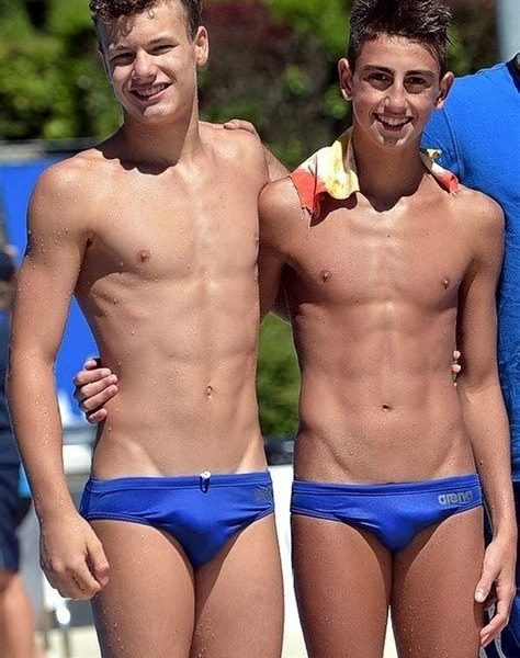 Young and Good looking swim boys