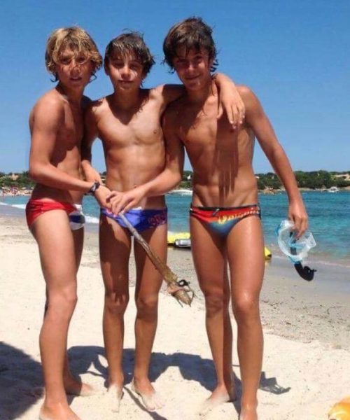 Young Swim Boys