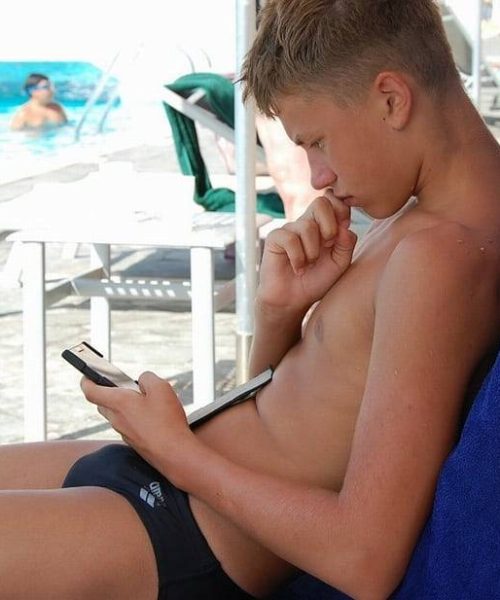 Young Swim Boys