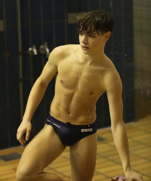 Young Swiss Diver Erik Passerone