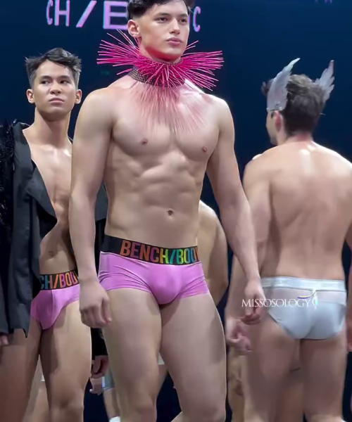 Hot boy doing catwalk